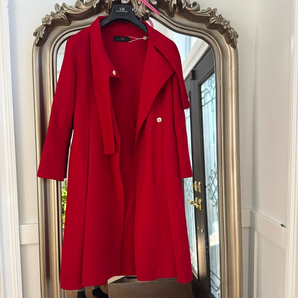 Carolina Herrera Red Coat